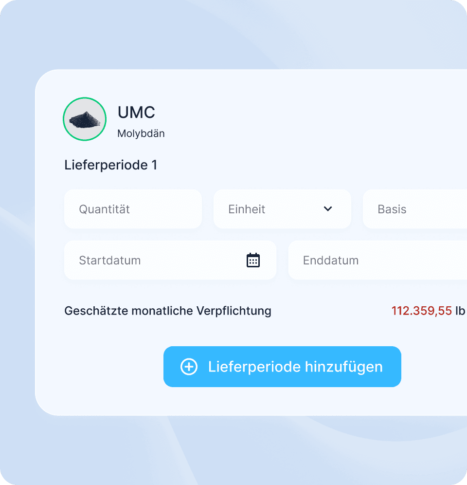 Contract Management in Metalshub (DE) - Toll Processor