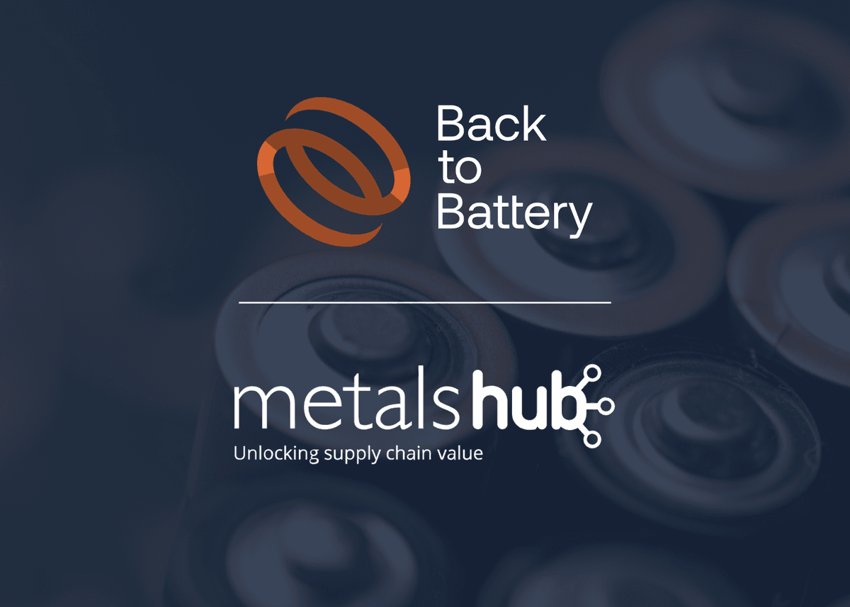 Back to Battery and Metalshub logos on a darkened background
