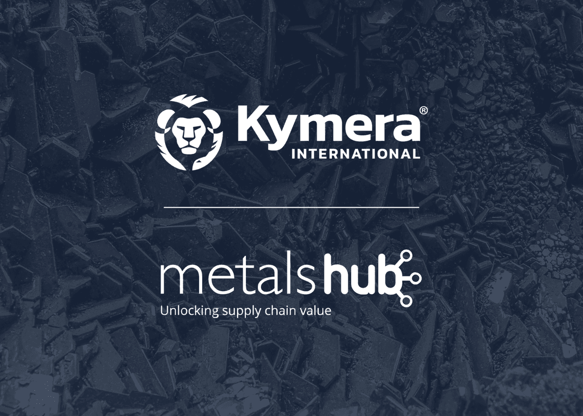 Kymera International and Metalshub logos on a darkened background